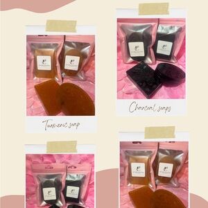 Turmeric and Charcoal Soap Set
